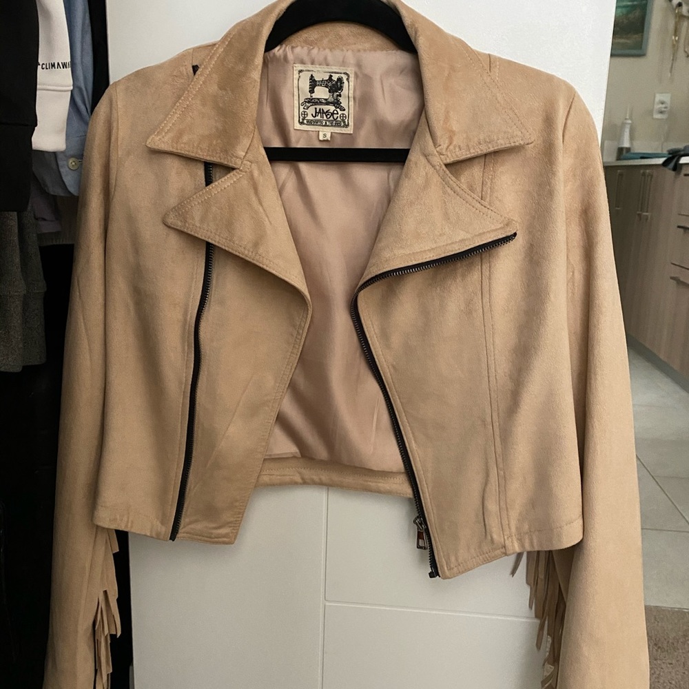 Jaase suede fringe jacket